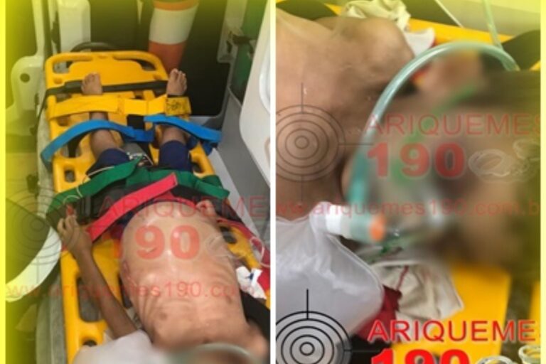 VEJA O VÍDEO: População cercam hospital de Cujubim para tentar linchar suspeito de surrar o sobrinho na zona rural