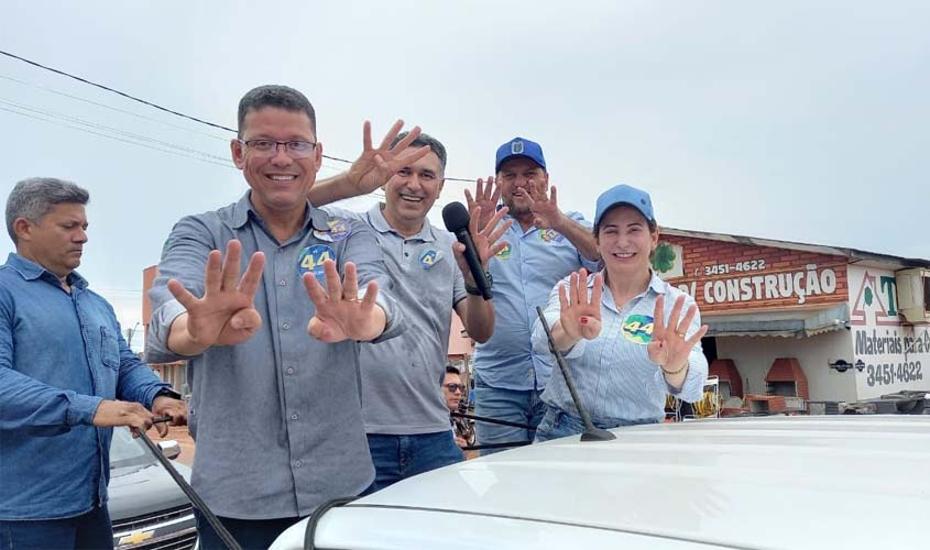 Jaqueline Cassol declara apoio para o Coronel Marcos Rocha e participa de agendas de campanha pela região do Café com o candidato