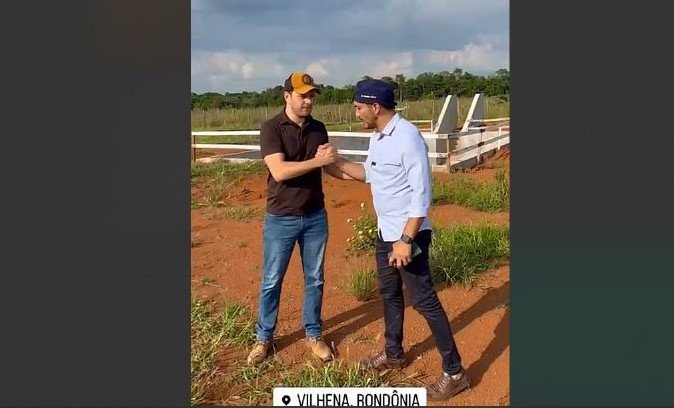 Deputado Federal eleito, Fernando Máximo se compromete a ajudar Flori Cordeiro no andamento das obras na Estação de Tratamento de Esgoto em Vilhena