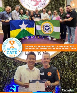 Cafeicultor de Cacoal conquista o segundo lugar no pódio dos melhores cafés do país no “COFFEE OF THE YEAR BRASIL – 2022”