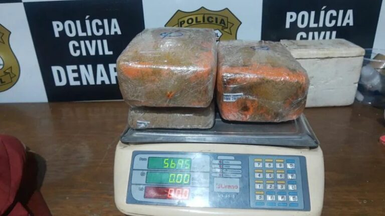 Três homens são presos com quase 6kg de maconha ‘skunk’ em Porto Velho