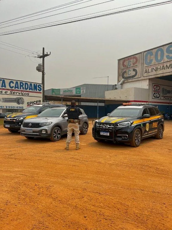 PRF recupera veículo adulterado em Porto Velho