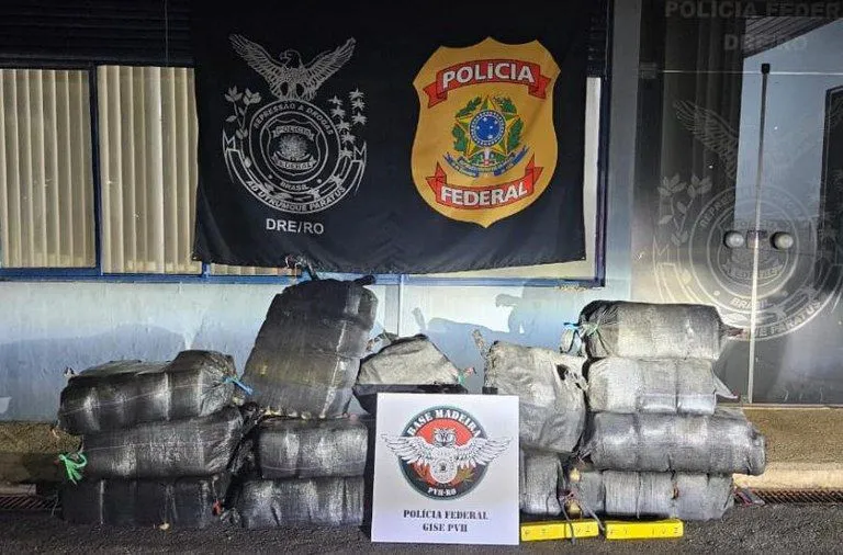 PF apreende cerca de 430 kg de drogas em operação de combate ao tráfico em Rondônia