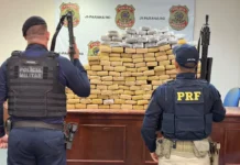 Ação conjunta entre PRF e PMRO resulta na apreensão de mais de 360 kg de maconha em Rondônia